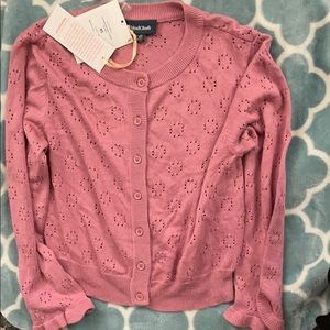 Floral design cardigan